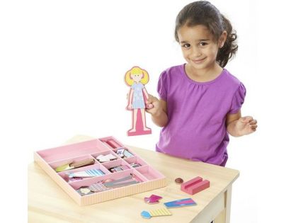 Melissa & Doug Magnetické obliekanie Abby a Emma