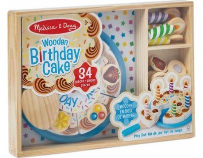 Melissa & Doug narodeninová torta súprava