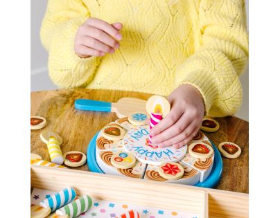 Melissa & Doug narodeninová torta súprava