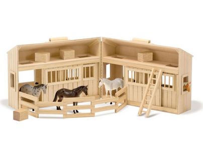 Melissa & Doug Prenosná konská stajňa
