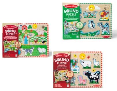 Melissa & Doug puzzle so zvukovými efektmi