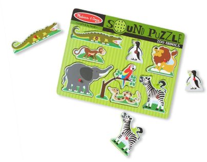Melissa & Doug puzzle so zvukovými efektmi