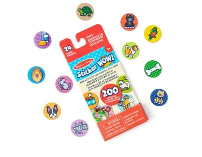 Melissa & Doug sticker wow náplne nálepiek zvieratká