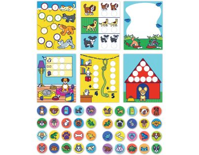 Melissa & Doug sticker wow nálepky psíky
