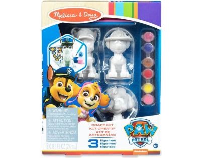 Melissa & Doug Labková patrola tri figúrky na vymaľovanie