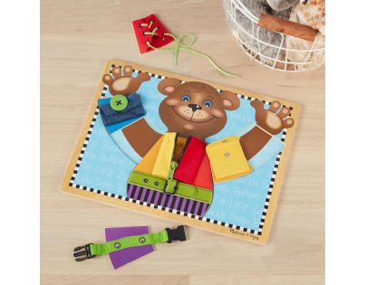 Melissa & Doug základné učenie obliekanie