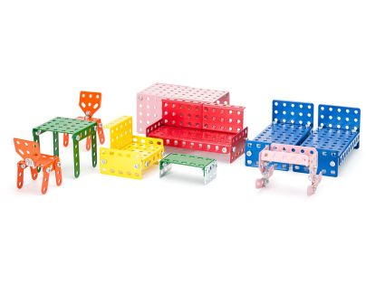 Merkur Príslušenstvo k domčeku pre bábiky - nábytok, 219 dielov