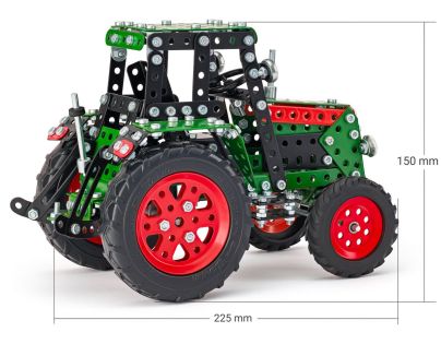 Merkur Traktor 4x4 zelený, 567 dielikov