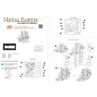 Metal Earth 3D Puzzle Black Pearl 50 dielikov 4