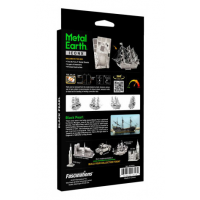 Metal Earth 3D Puzzle Black Pearl 50 dielikov 6