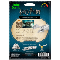 Metal Earth 3D Puzzle Harry Potter Šarkan Gringottovej banky 36 dielikov 3