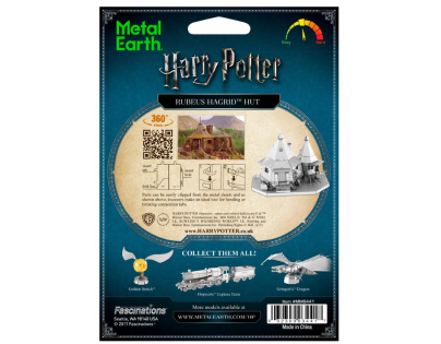 Metal Earth 3D Puzzle Harry Potter Hagridova chyža 41 dielikov