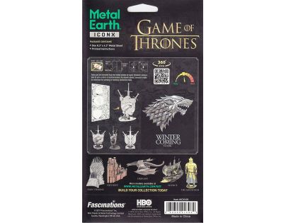 Metal Earth 3D Puzzle Hra o tróny Erb Starkov 20 dielikov