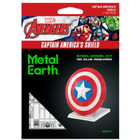 Metal Earth 3D Puzzle Marvel Captain America Shield 13 dielikov 5