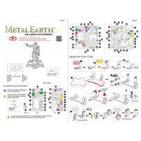 Metal Earth 3D Puzzle Marvel Iron Man 85 dielikov 5