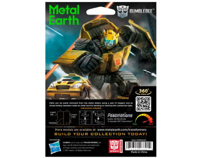 Metal Earth 3D Puzzle Transformers Bumblebee 68 dielikov
