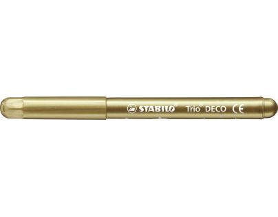 Metalické fixky s hrotom XL STABILO Trio DECO 8 ks sada