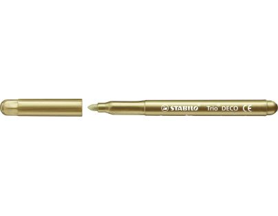 Metalické fixky s hrotom XL STABILO Trio DECO 8 ks sada