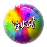 Lopta festival farieb 22 cm