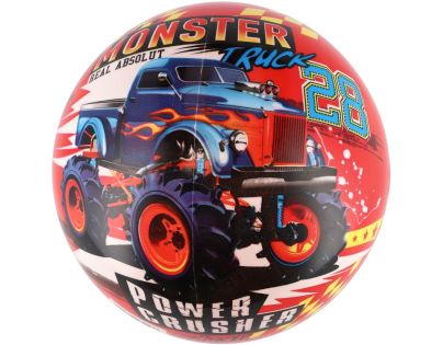 Lopta Super cars monster truck nafúknutý 23 cm v sieťke