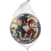 Lopta Tlapková patrola nafúknutá 23 cm modrá v sieťke 3