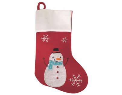 Mikulášska dekoračná pančucha 25 x 40 x 2 cm + pútko