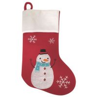 Mikulášska dekoračná pančucha 25 x 40 x 2 cm + pútko