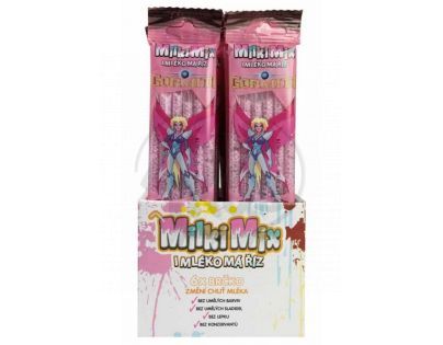 MilkiMix mléčná brčka 6-pack Gormiti – Jahoda
