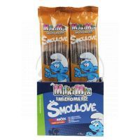 MilkiMix mléčná brčka 6ks Šmoulové čokoláda 2