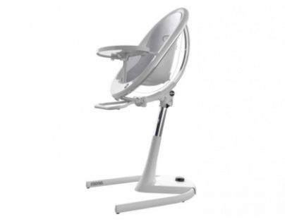 Mima Stolička Moon 2G chróm priehľadná s opierkou nôh Poškodený obal