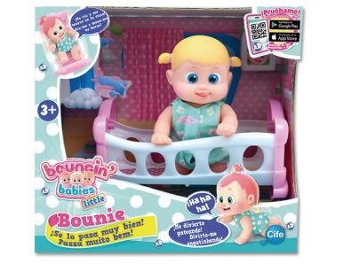 Bábätko Bouncin Babies v postieľke Bounie