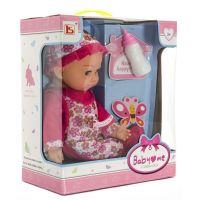 Bábätko žmurkajúcej a hovoriaci s doplnkami 30 cm 2