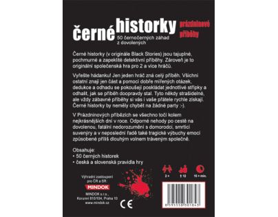 Mindok Čierne historky Prázdninové príbehy