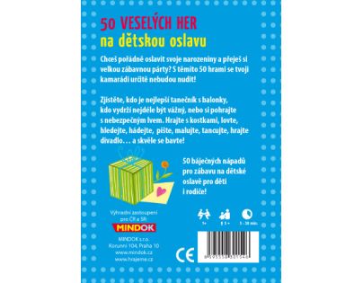 MindOK 50 Veselých her na dětskou oslavu