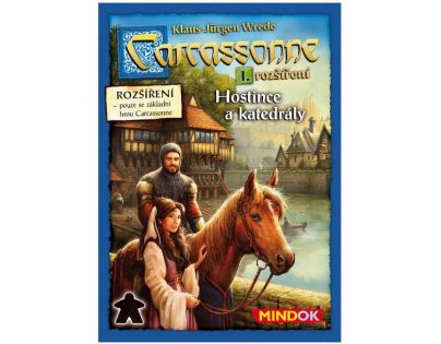 Mindok Carcassonne 1. rozšířenie Hostince a katedrály