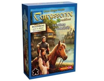 Mindok Carcassonne 1. rozšířenie Hostince a katedrály