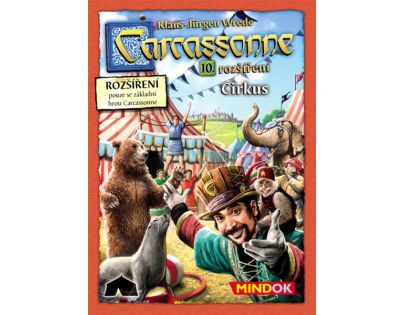 Mindok Carcassonne 10. rozšířenie Cirkus