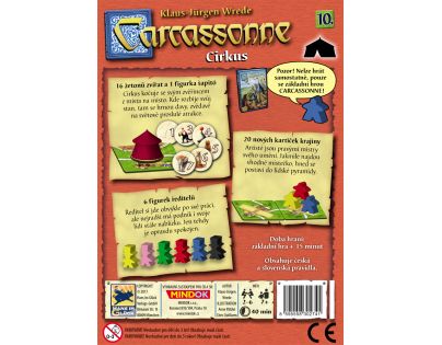 Mindok Carcassonne 10. rozšířenie Cirkus