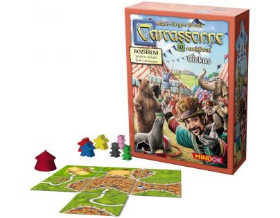 Mindok Carcassonne 10. rozšířenie Cirkus