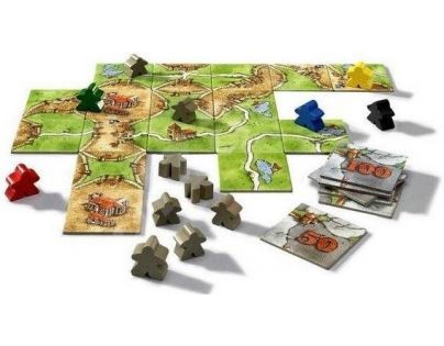 Mindok Carcassonne 2. rozšířenie Kupci a stavitelia