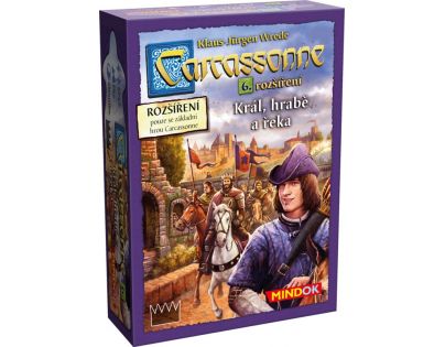 Mindok Carcassonne 6. rozšírenie Kráľ Gróf a Rieka