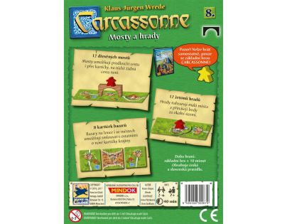 Mindok Carcassonne 9. rozšírenie Mosty a Hrady