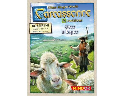 Mindok Carcassonne 9. rozšířenie Ovce a kopce