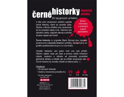 Mindok Čierne historky Skutočné príbehy