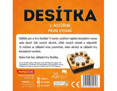 Mindok  Desítka 2. rozšíření CZ verzia