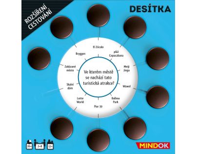 Mindok Desítka rozšíření Cestování CZ verzia - Poškodený obal