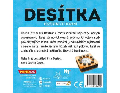 Mindok Desítka rozšíření Cestování CZ verzia - Poškodený obal