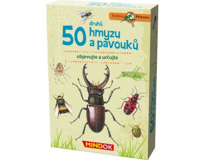 Mindok Expedícka príroda 50 druhov hmyzu a pavúkov