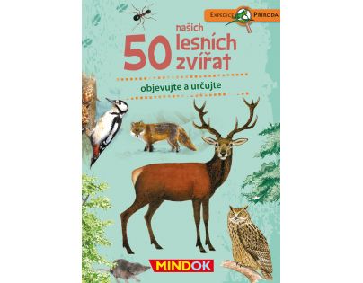 Mindok Expedícia príroda 50 lesných zvierat