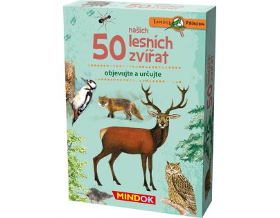 Mindok Expedícia príroda 50 lesných zvierat
